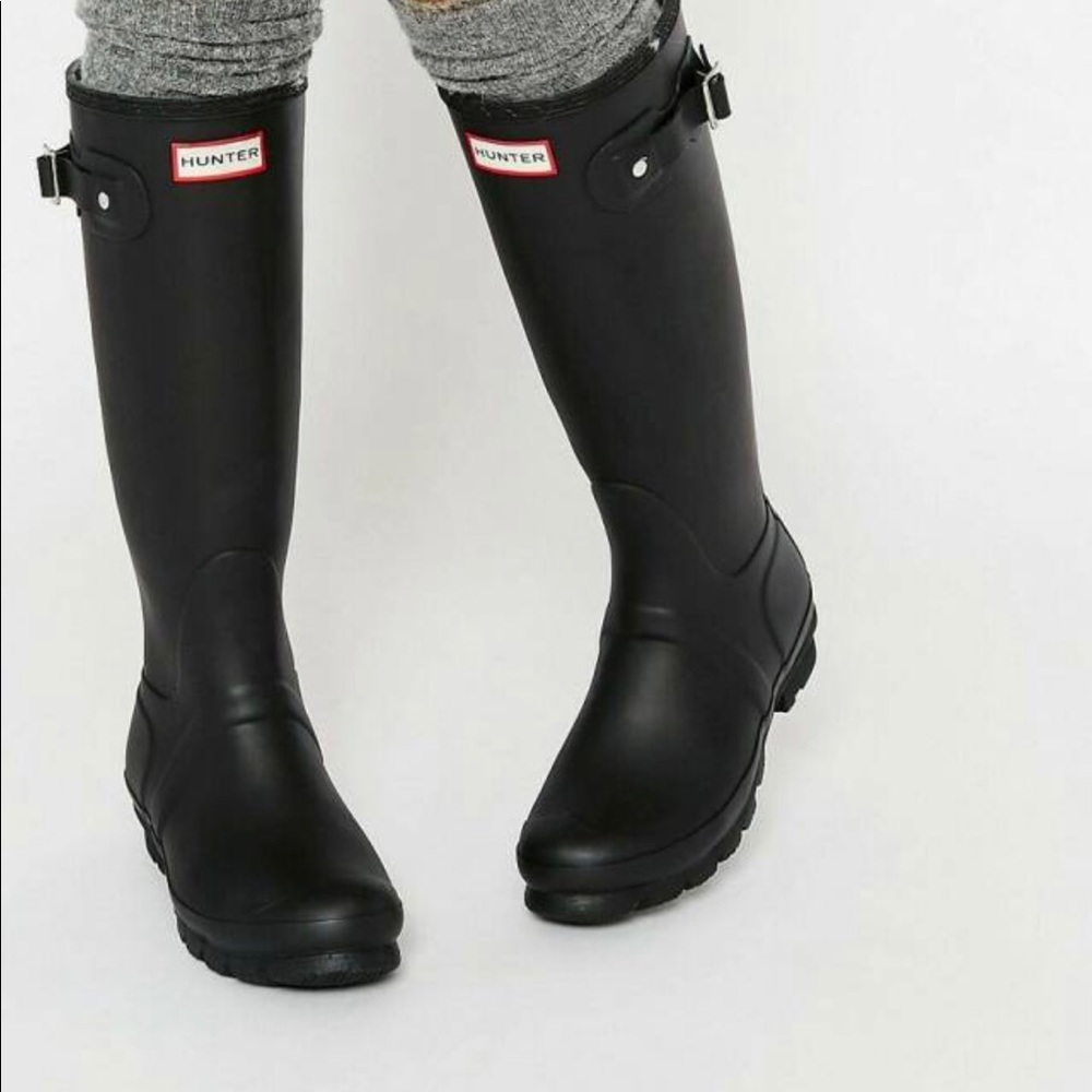 Hunter Women's Original Tall Rain Boots: Black